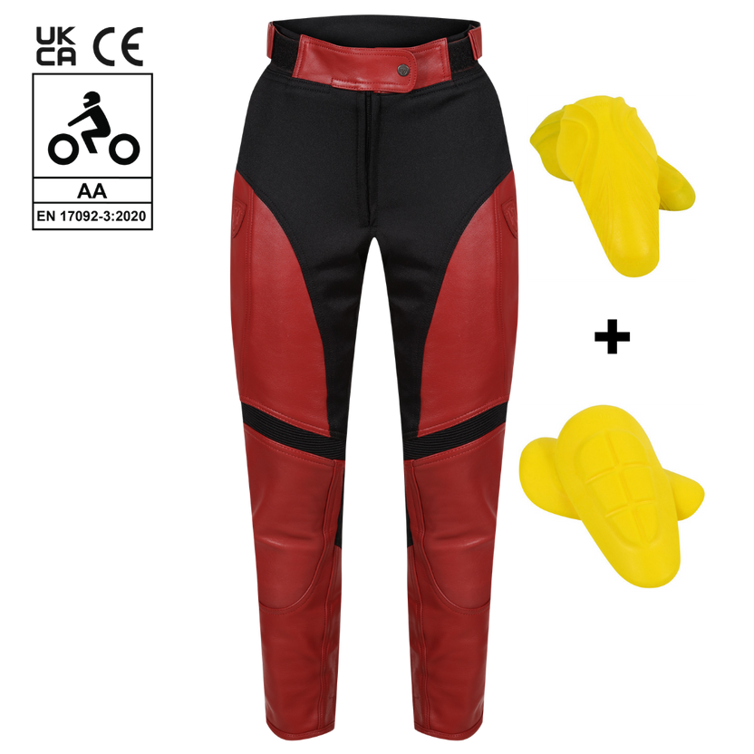 Fiona Women's Leather Trousers