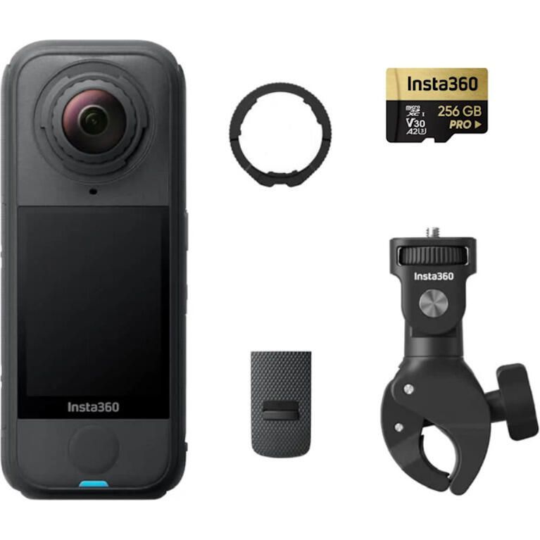 Insta360 X4 Air Motorcycle Bundle + Memory Card