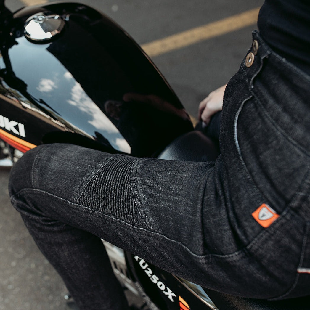 Motogirl Ellie Black Jeans