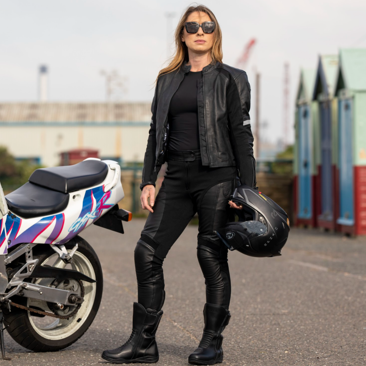 Fiona Women's Leather Trousers