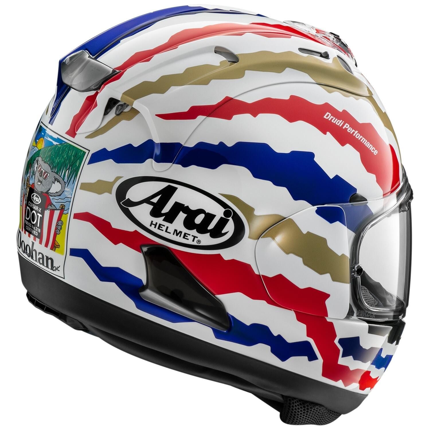 Arai Corsair-X Doohan Restyle Helmet