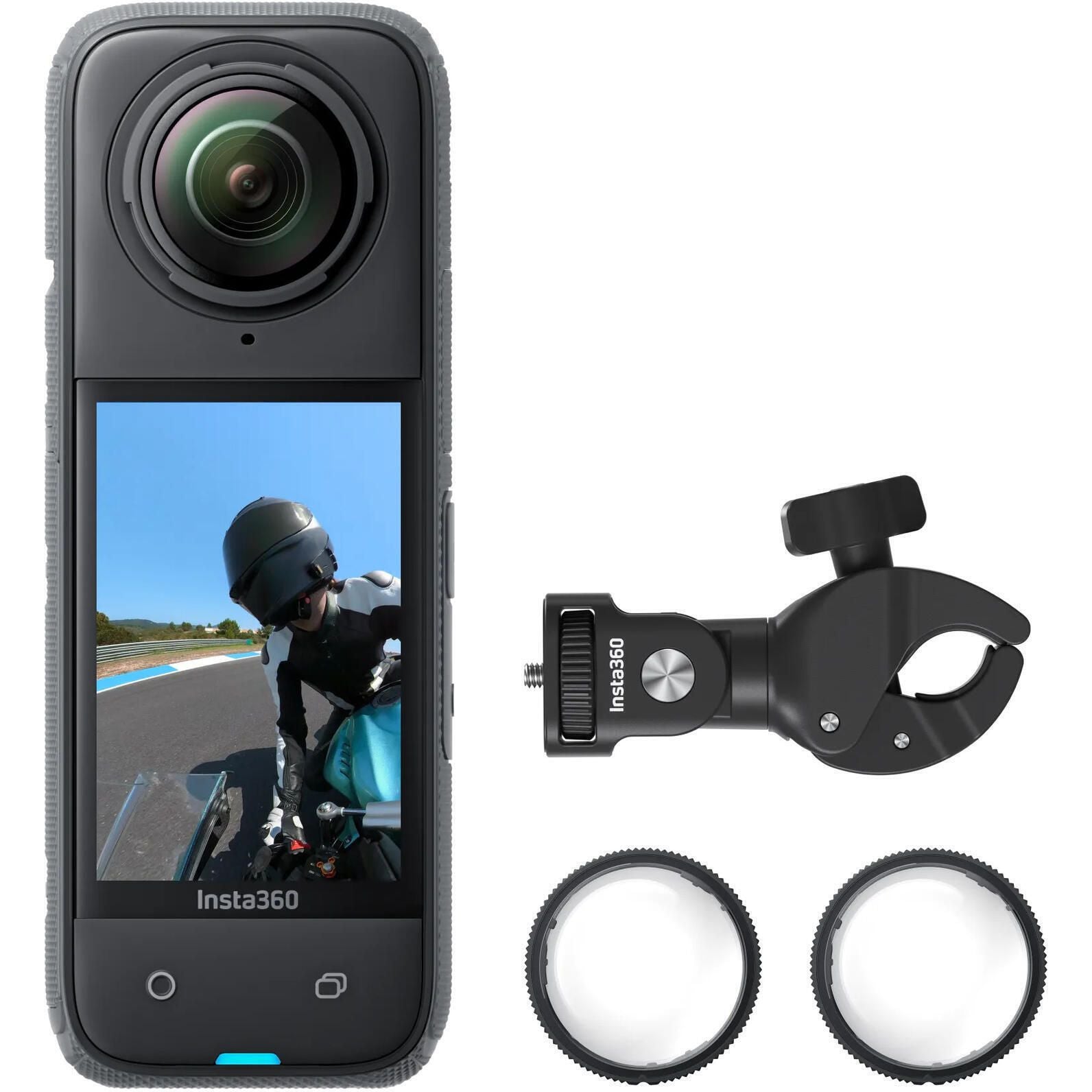 Insta360 X4 Motorcycle Bundle with Memory Card